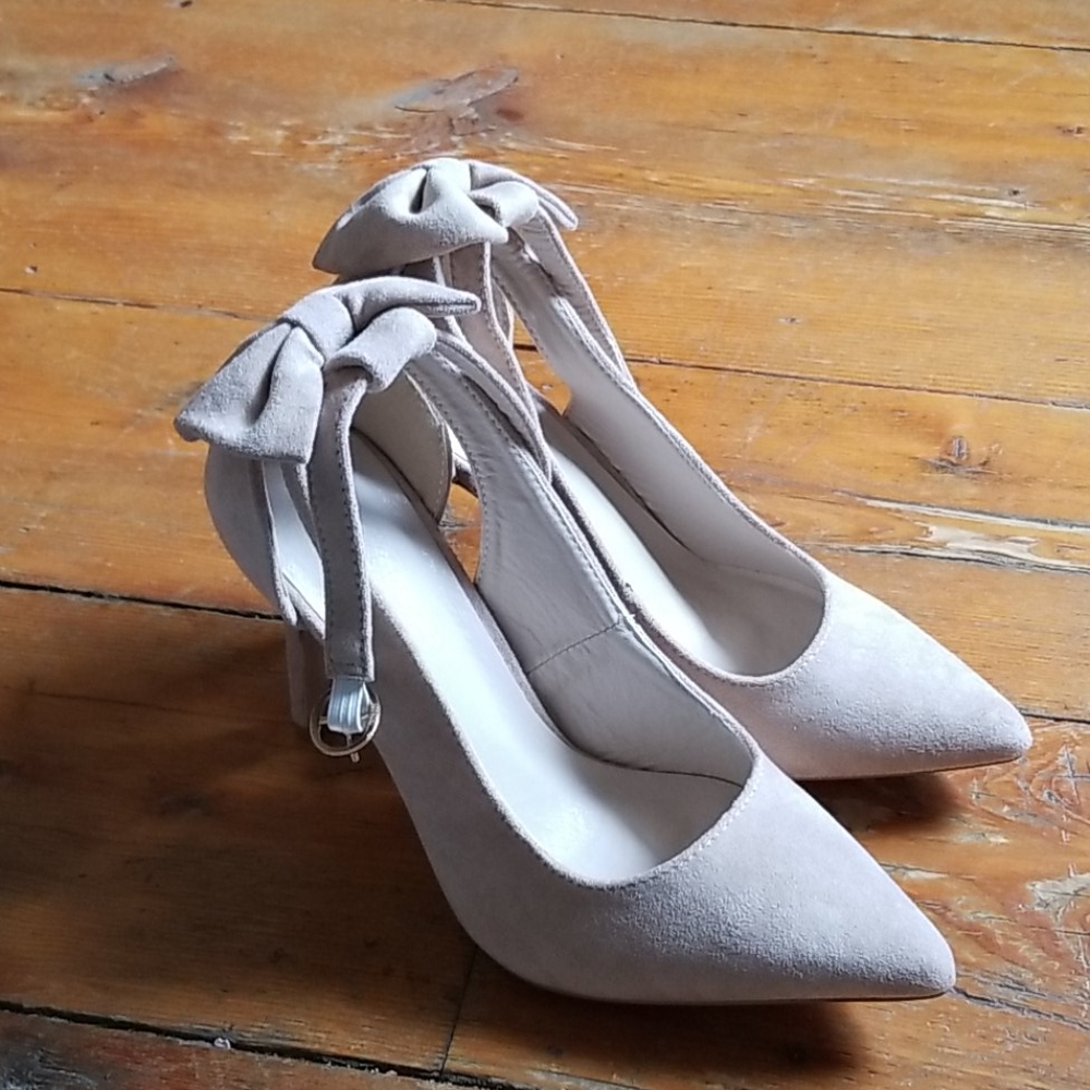 Swede high heels